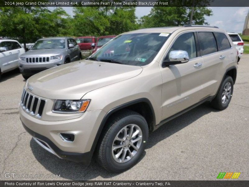 Cashmere Pearl / New Zealand Black/Light Frost 2014 Jeep Grand Cherokee Limited 4x4