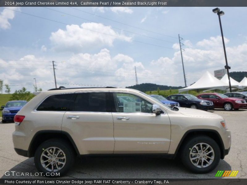 Cashmere Pearl / New Zealand Black/Light Frost 2014 Jeep Grand Cherokee Limited 4x4