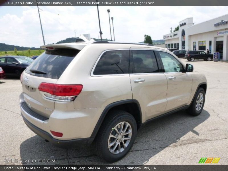 Cashmere Pearl / New Zealand Black/Light Frost 2014 Jeep Grand Cherokee Limited 4x4