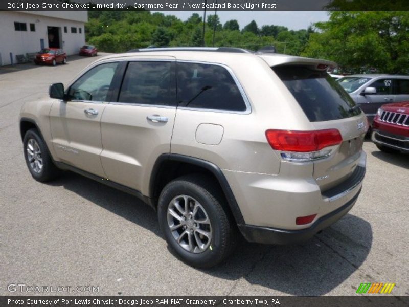 Cashmere Pearl / New Zealand Black/Light Frost 2014 Jeep Grand Cherokee Limited 4x4