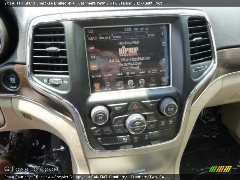Cashmere Pearl / New Zealand Black/Light Frost 2014 Jeep Grand Cherokee Limited 4x4