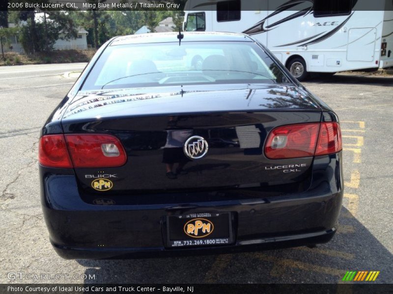 Ming Blue Metallic / Titanium Gray 2006 Buick Lucerne CXL