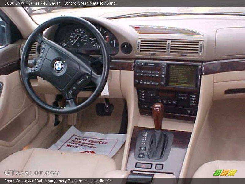 Oxford Green Metallic / Sand 2000 BMW 7 Series 740i Sedan