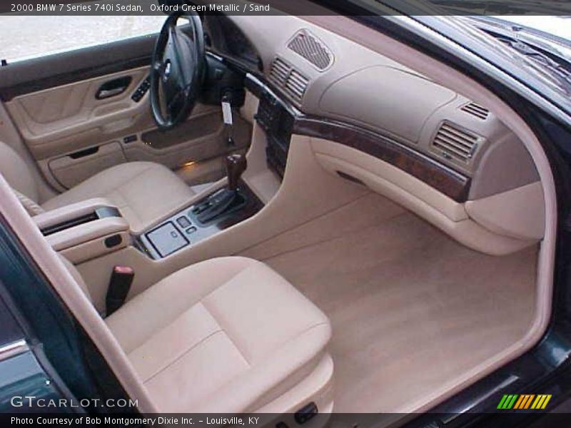 Oxford Green Metallic / Sand 2000 BMW 7 Series 740i Sedan