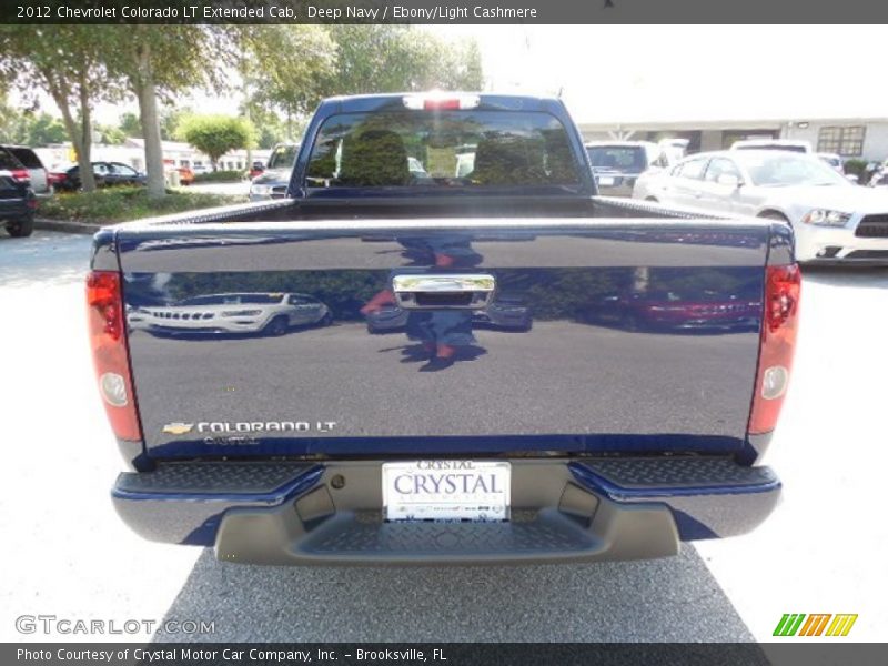 Deep Navy / Ebony/Light Cashmere 2012 Chevrolet Colorado LT Extended Cab