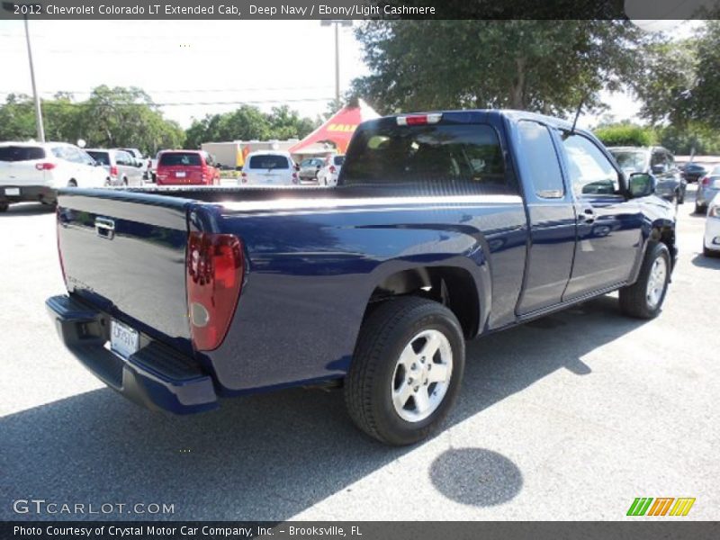 Deep Navy / Ebony/Light Cashmere 2012 Chevrolet Colorado LT Extended Cab