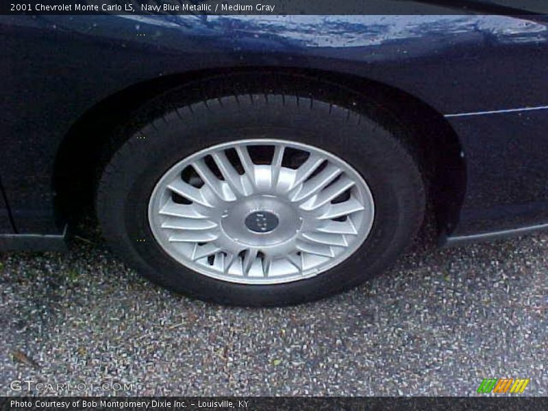 Navy Blue Metallic / Medium Gray 2001 Chevrolet Monte Carlo LS