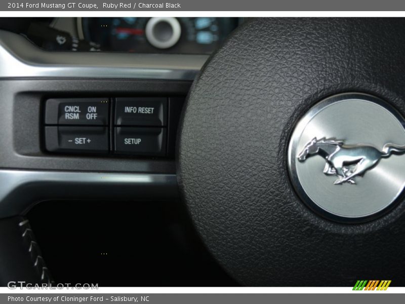 Ruby Red / Charcoal Black 2014 Ford Mustang GT Coupe