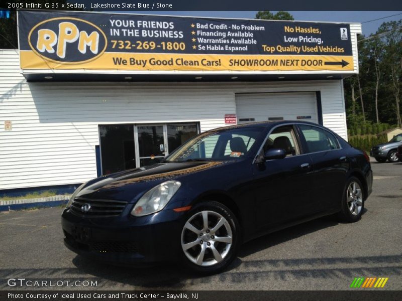 Lakeshore Slate Blue / Stone 2005 Infiniti G 35 x Sedan