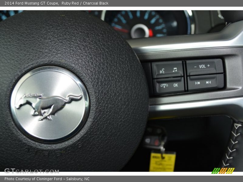 Ruby Red / Charcoal Black 2014 Ford Mustang GT Coupe