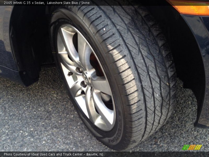 Lakeshore Slate Blue / Stone 2005 Infiniti G 35 x Sedan
