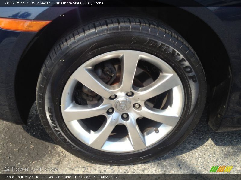 Lakeshore Slate Blue / Stone 2005 Infiniti G 35 x Sedan