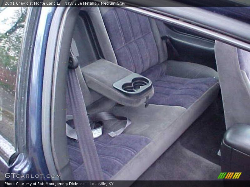 Navy Blue Metallic / Medium Gray 2001 Chevrolet Monte Carlo LS