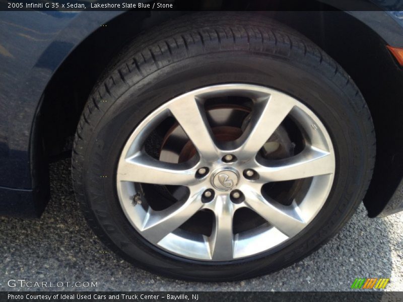 Lakeshore Slate Blue / Stone 2005 Infiniti G 35 x Sedan