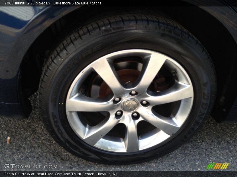 Lakeshore Slate Blue / Stone 2005 Infiniti G 35 x Sedan