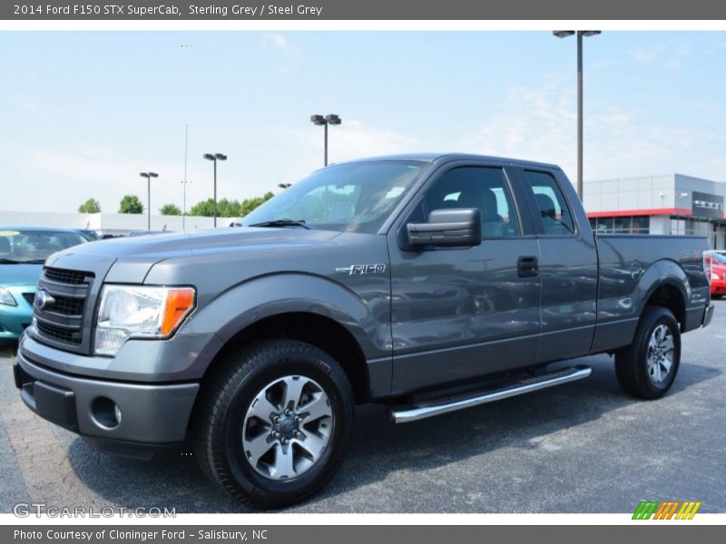 Sterling Grey / Steel Grey 2014 Ford F150 STX SuperCab