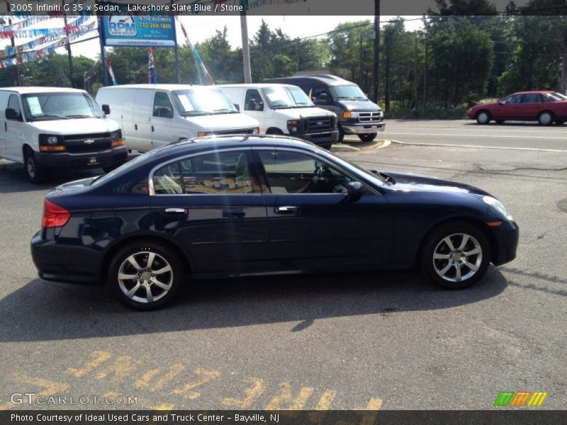 Lakeshore Slate Blue / Stone 2005 Infiniti G 35 x Sedan