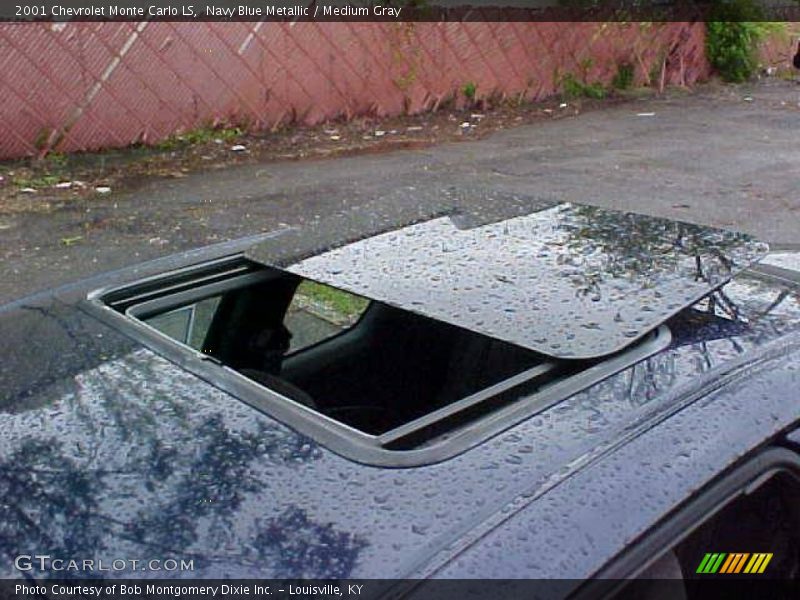 Navy Blue Metallic / Medium Gray 2001 Chevrolet Monte Carlo LS