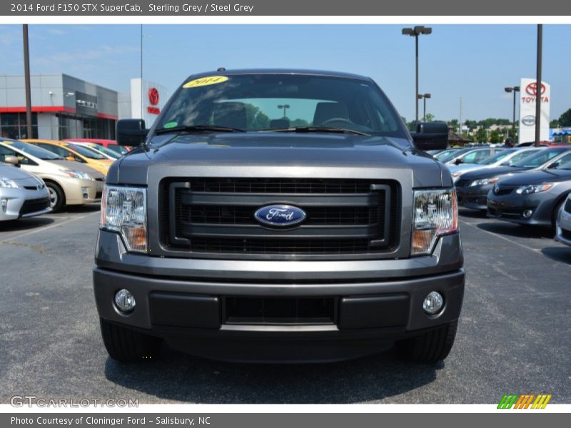 Sterling Grey / Steel Grey 2014 Ford F150 STX SuperCab