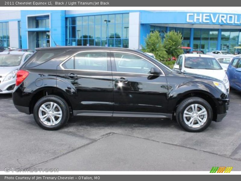 Black / Light Titanium/Jet Black 2011 Chevrolet Equinox LS