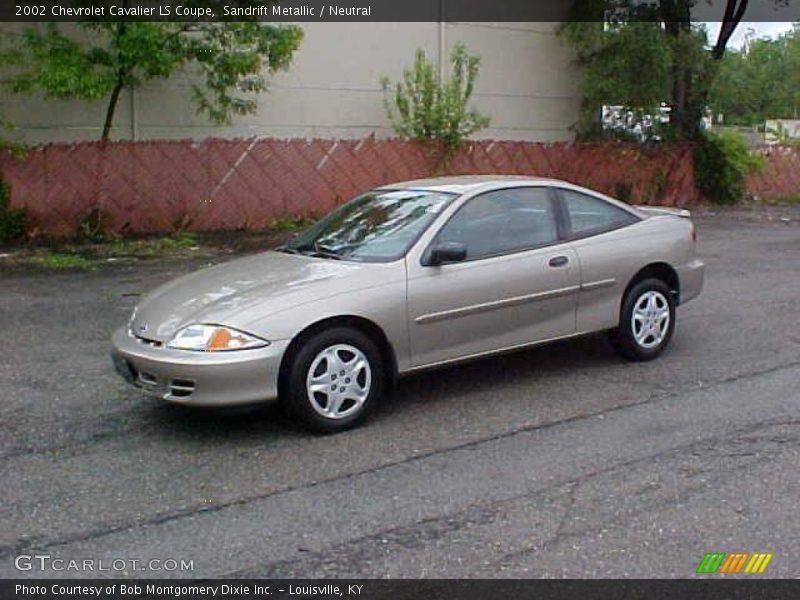 Sandrift Metallic / Neutral 2002 Chevrolet Cavalier LS Coupe