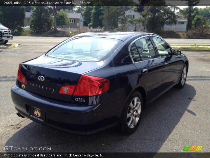 Lakeshore Slate Blue / Stone 2005 Infiniti G 35 x Sedan