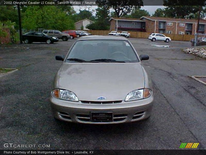 Sandrift Metallic / Neutral 2002 Chevrolet Cavalier LS Coupe