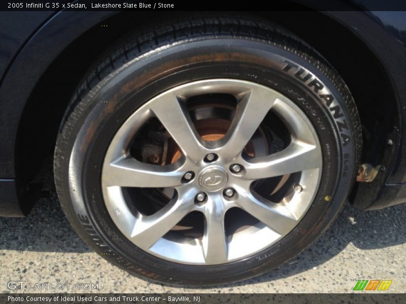 Lakeshore Slate Blue / Stone 2005 Infiniti G 35 x Sedan