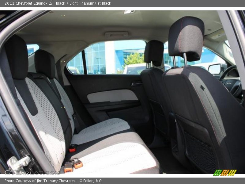 Black / Light Titanium/Jet Black 2011 Chevrolet Equinox LS