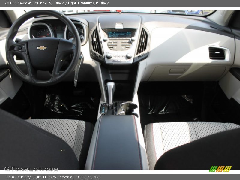 Black / Light Titanium/Jet Black 2011 Chevrolet Equinox LS