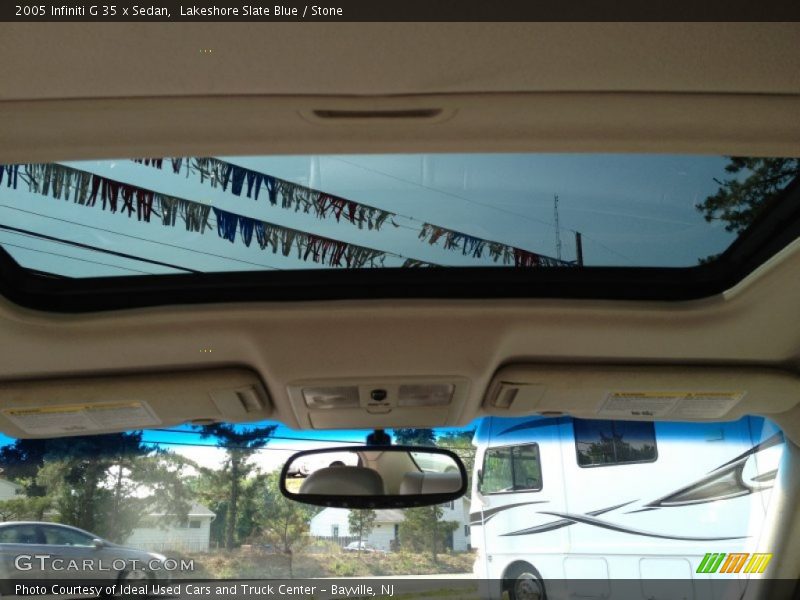 Lakeshore Slate Blue / Stone 2005 Infiniti G 35 x Sedan