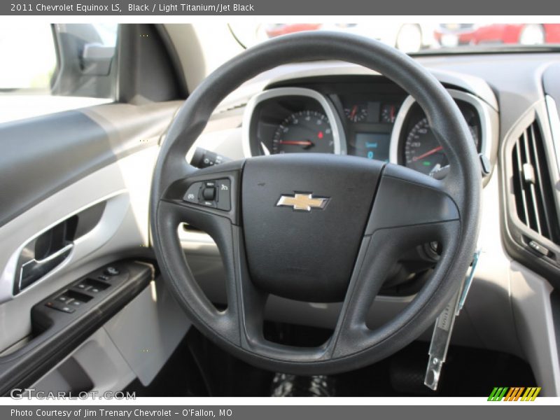 Black / Light Titanium/Jet Black 2011 Chevrolet Equinox LS