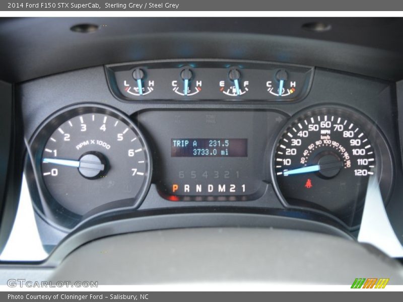 Sterling Grey / Steel Grey 2014 Ford F150 STX SuperCab