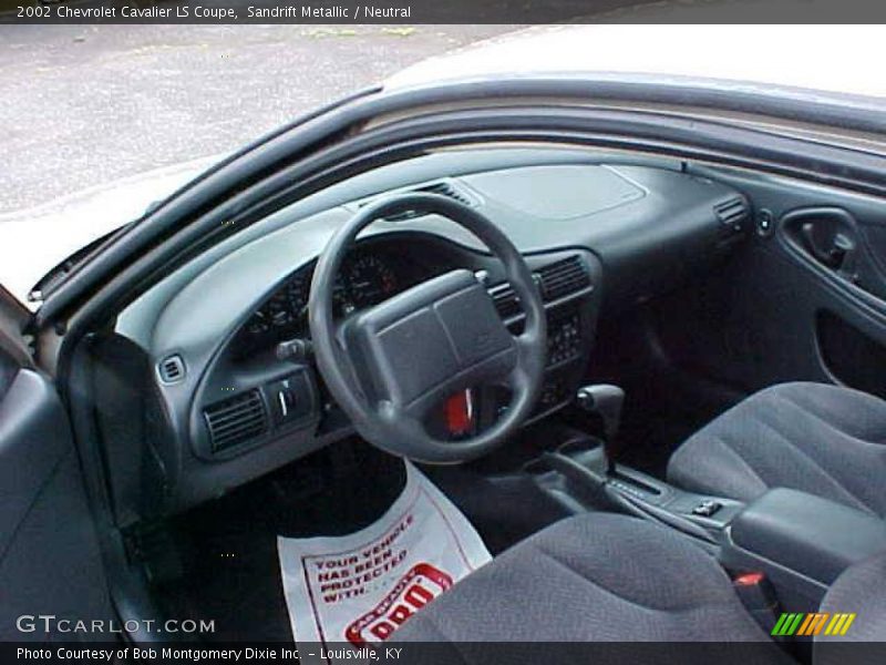 Sandrift Metallic / Neutral 2002 Chevrolet Cavalier LS Coupe