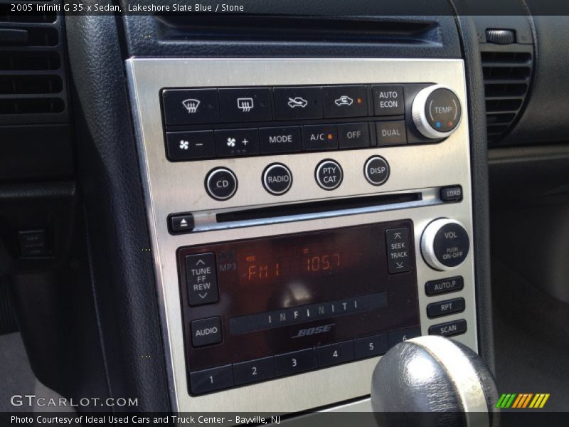 Lakeshore Slate Blue / Stone 2005 Infiniti G 35 x Sedan