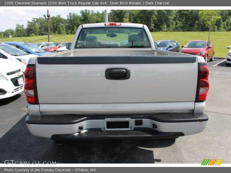 Silver Birch Metallic / Dark Charcoal 2006 Chevrolet Silverado 1500 Work Truck Regular Cab 4x4