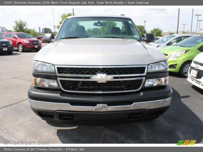 Silver Birch Metallic / Dark Charcoal 2006 Chevrolet Silverado 1500 Work Truck Regular Cab 4x4