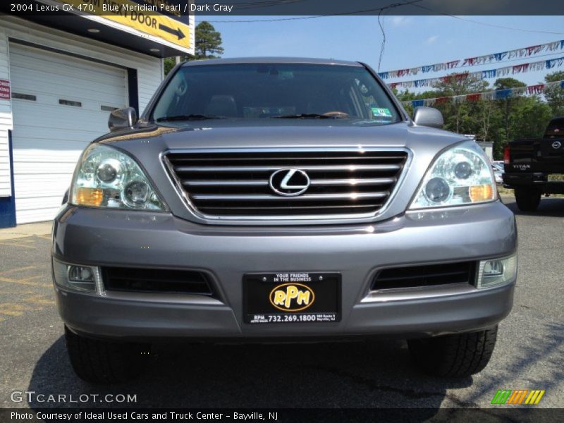 Blue Meridian Pearl / Dark Gray 2004 Lexus GX 470