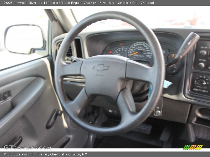 Silver Birch Metallic / Dark Charcoal 2006 Chevrolet Silverado 1500 Work Truck Regular Cab 4x4
