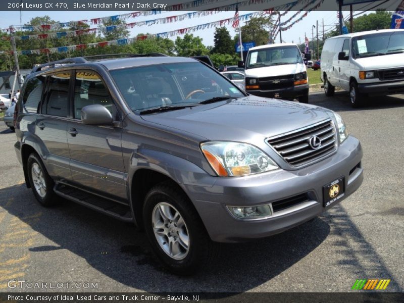 Blue Meridian Pearl / Dark Gray 2004 Lexus GX 470