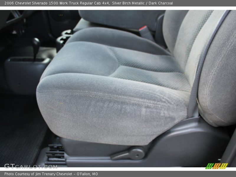 Silver Birch Metallic / Dark Charcoal 2006 Chevrolet Silverado 1500 Work Truck Regular Cab 4x4