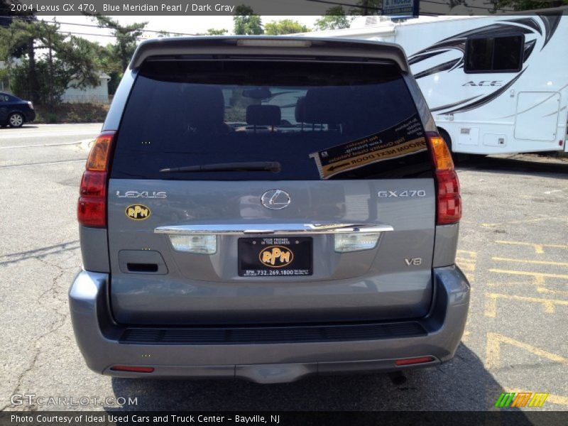 Blue Meridian Pearl / Dark Gray 2004 Lexus GX 470