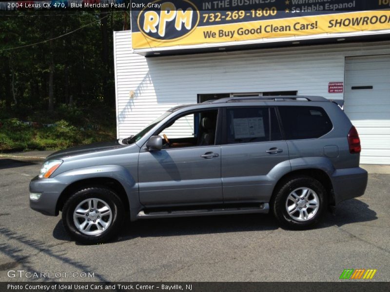 Blue Meridian Pearl / Dark Gray 2004 Lexus GX 470