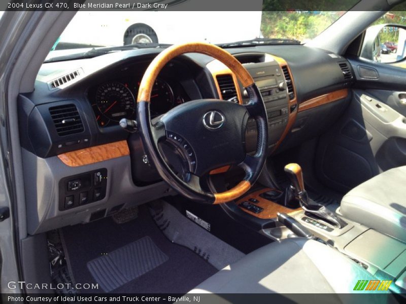 Blue Meridian Pearl / Dark Gray 2004 Lexus GX 470