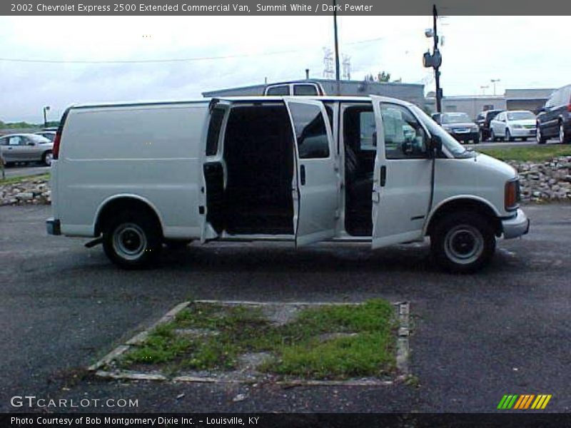 Summit White / Dark Pewter 2002 Chevrolet Express 2500 Extended Commercial Van