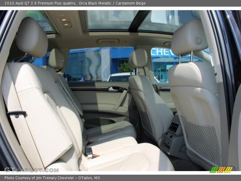 Orca Black Metallic / Cardamom Beige 2010 Audi Q7 3.6 Premium Plus quattro