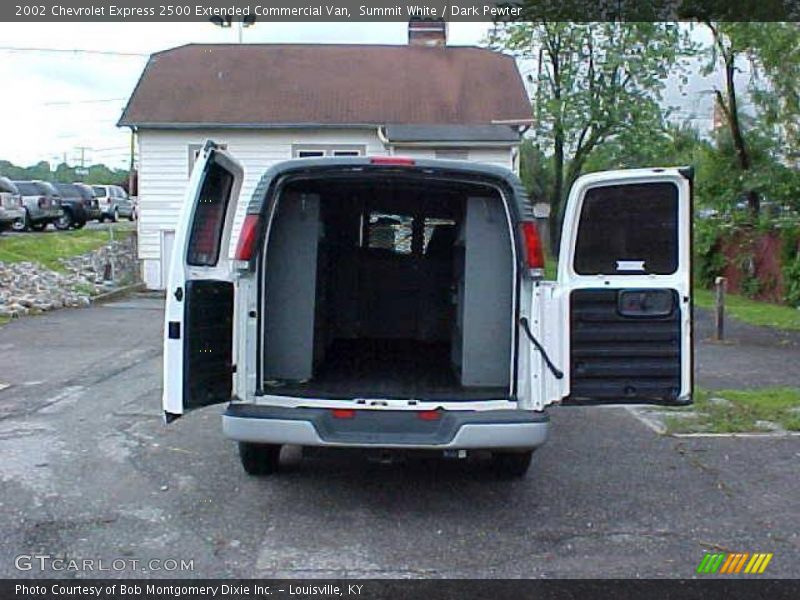 Summit White / Dark Pewter 2002 Chevrolet Express 2500 Extended Commercial Van