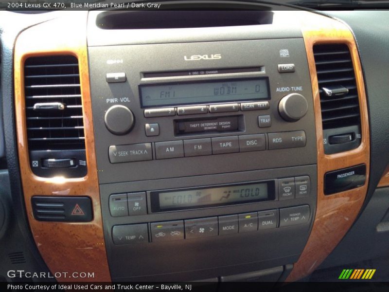 Blue Meridian Pearl / Dark Gray 2004 Lexus GX 470