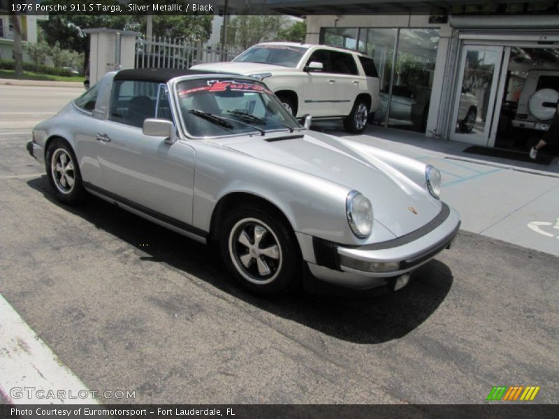 Silver Metallic / Black 1976 Porsche 911 S Targa