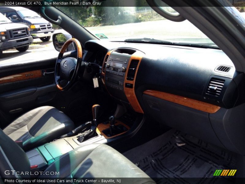 Blue Meridian Pearl / Dark Gray 2004 Lexus GX 470